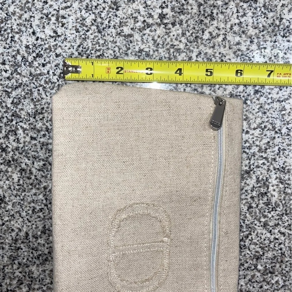 💄 NEW 〰️ DIOR Linen TROUSSE Pouch - Picture 9 of 10